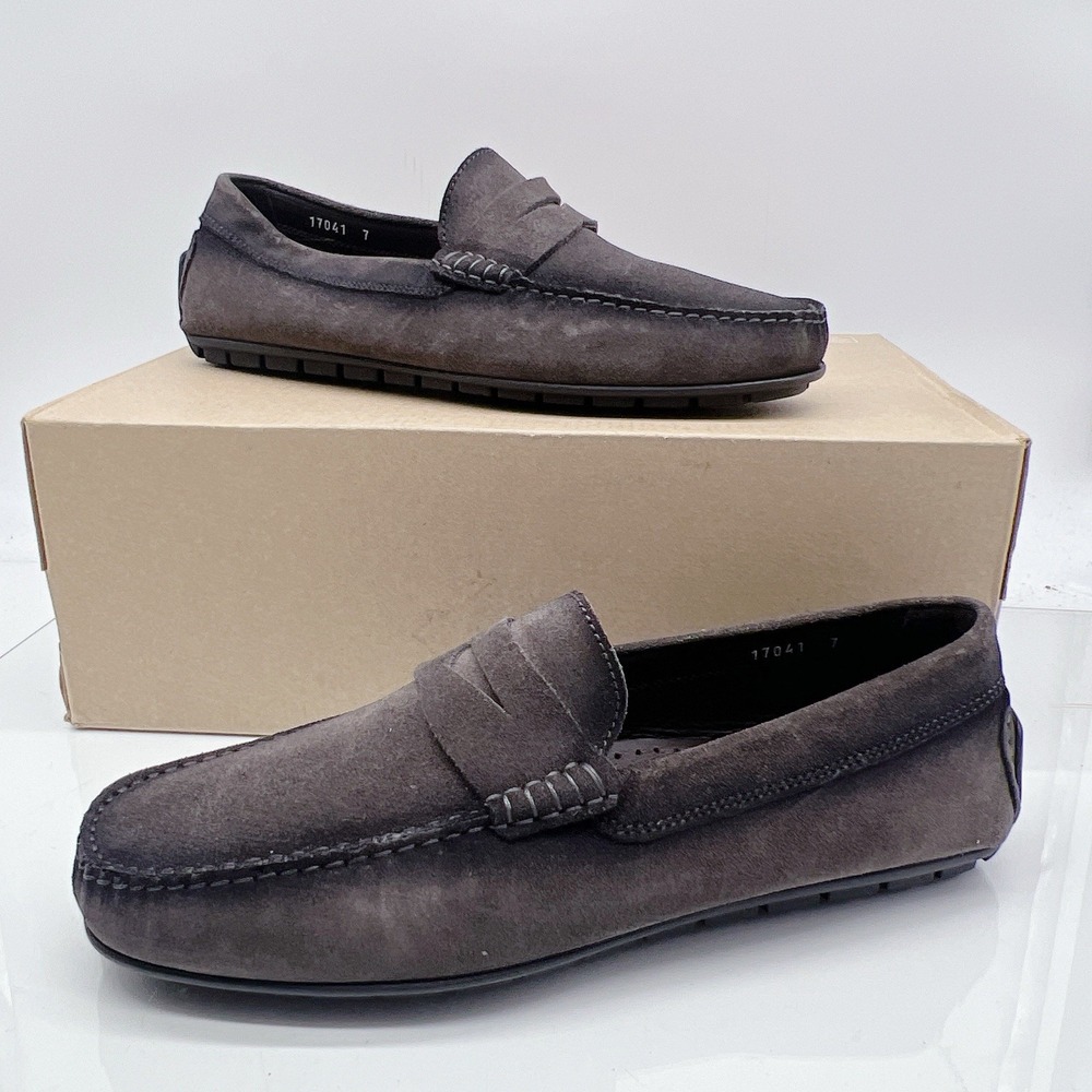 To Boot New York Adelaide Men's Loafers Slip On Shoes Gray Suede Size US 7